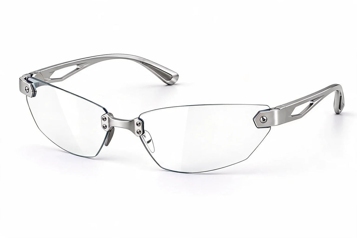 SILV3R Base Kit: silver frame with clear lenses