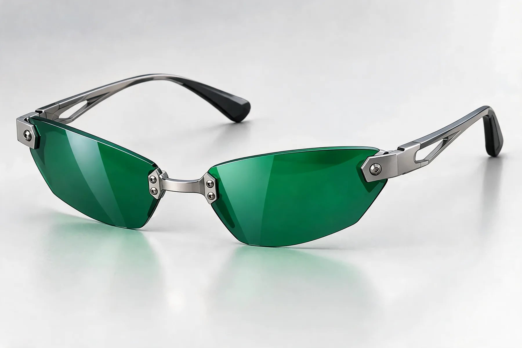 SILV3R frame with Emerald lenses